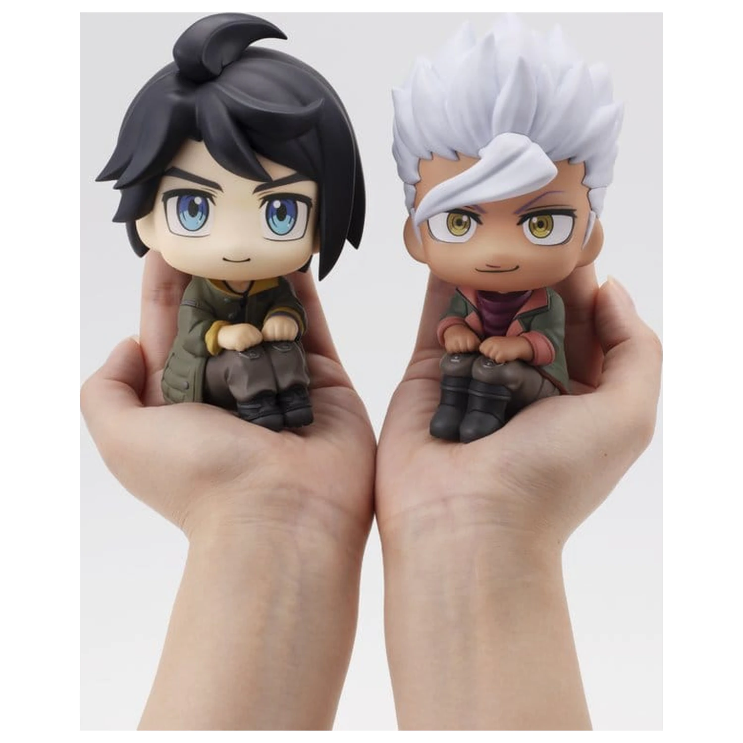 Mobile Suit Gundam Iron-Blooded Orphans Look Up PVC Statuen Mikazuki Augus & Orga Itsuka 11 cm (mit Geschenk) Produktfoto