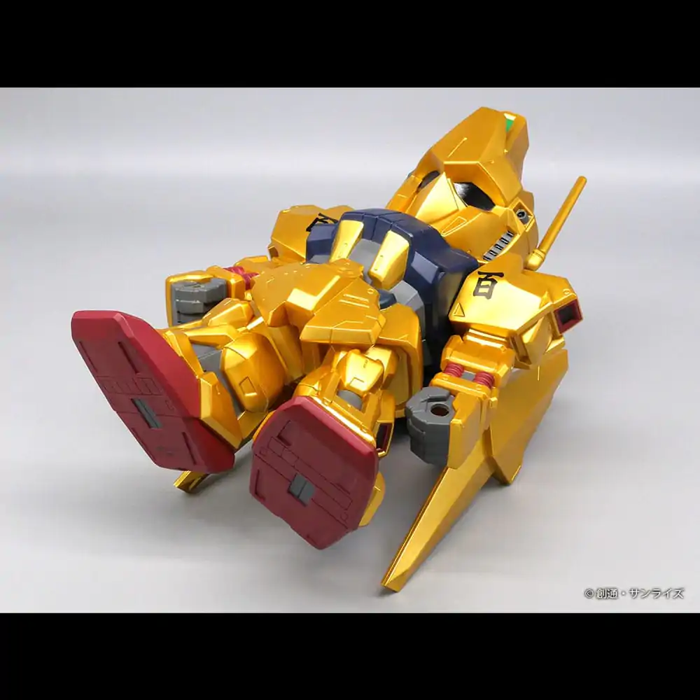 Mobile Suit Gundam Jumbo Sofbi Vinyl Figur Hyakushiki Gold Ver. 30 cm Produktfoto