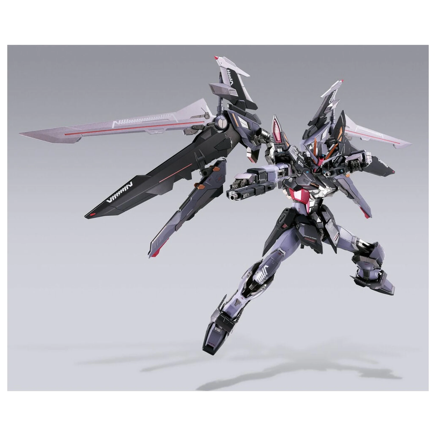 Mobile Suit Gundam Metal Robot Spirits Strike Noir Gundam 20th Memorial Color Figur 18 cm Produktfoto