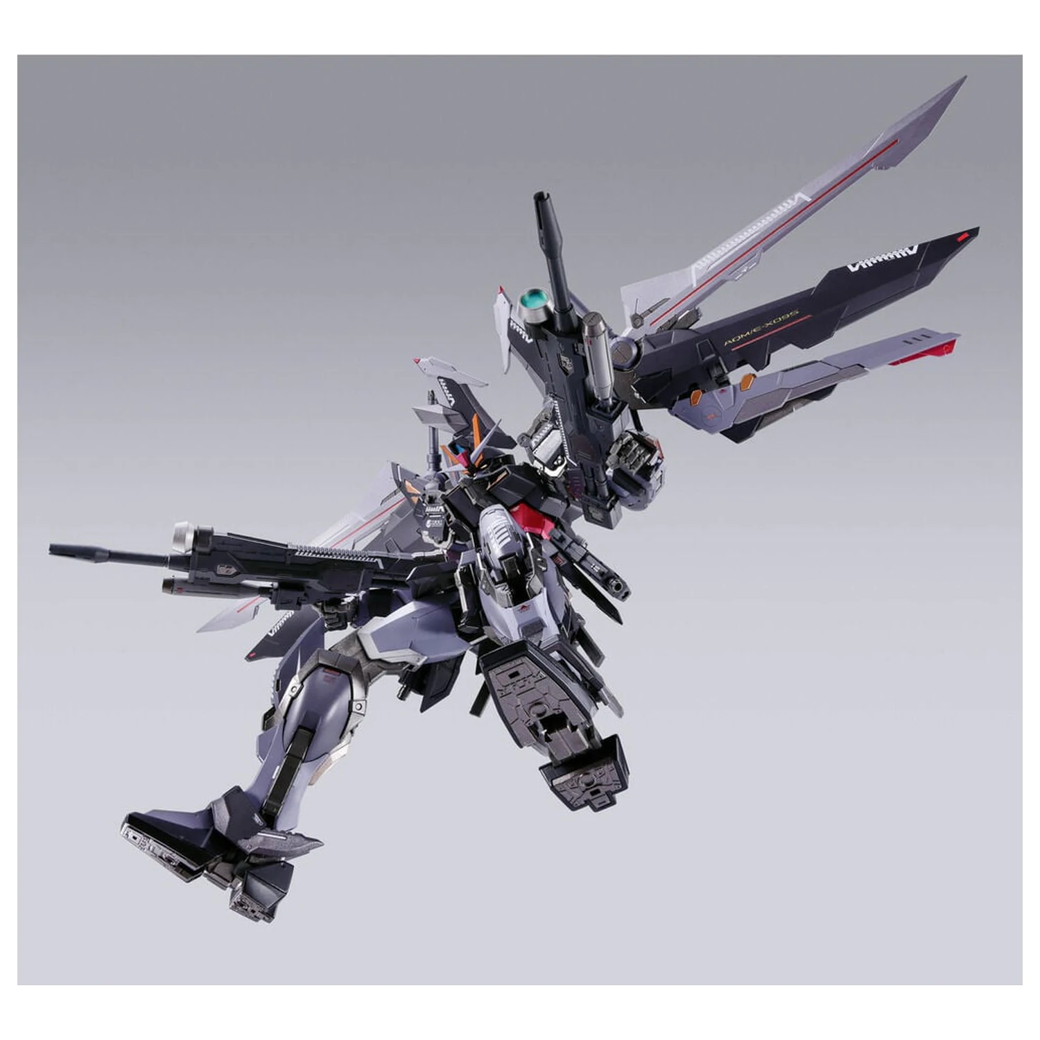 Mobile Suit Gundam Metal Robot Spirits Strike Noir Gundam 20th Memorial Color Figur 18 cm Produktfoto