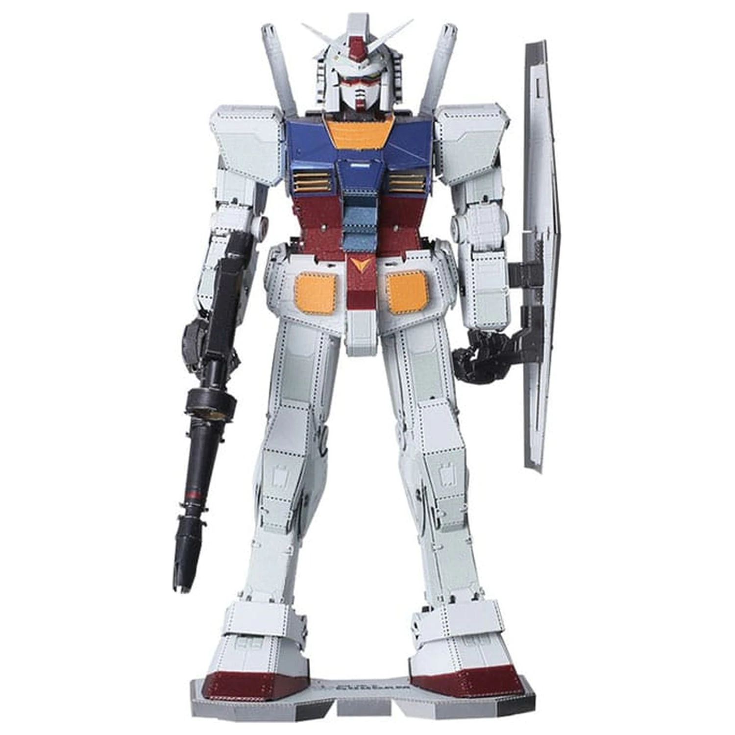 Mobile Suit Gundam Metallic Nano Puzzle Modellbausatz RX-78-2 12 cm Produktfoto