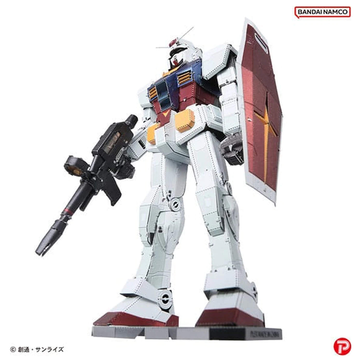 Mobile Suit Gundam Metallic Nano Puzzle Modellbausatz RX-78-2 12 cm Produktfoto