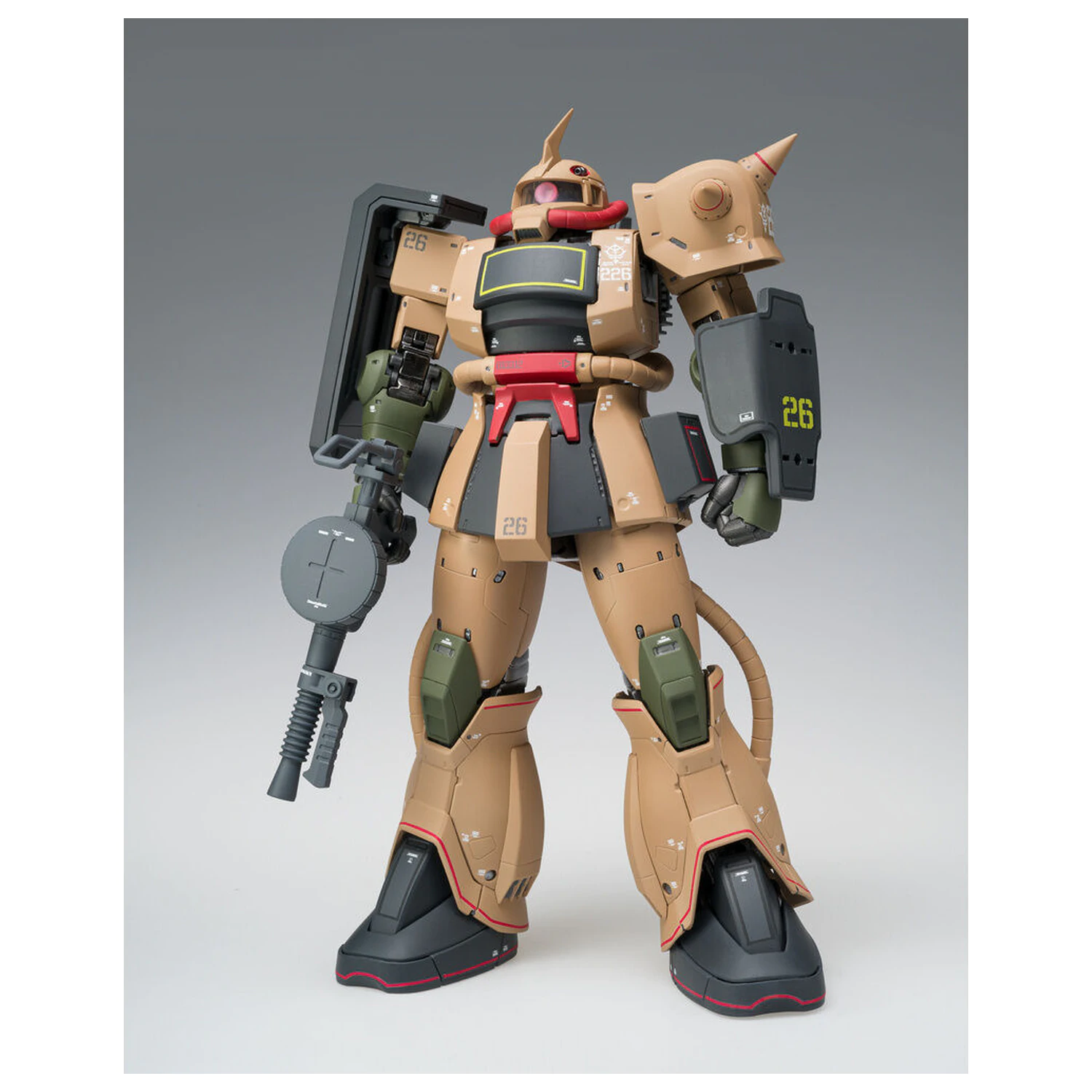 Mobile Suit Gundam MSV Gundam Fix Figuration Metal Composite MS 06D Zaku Desert Type Figur 18cm Produktfoto