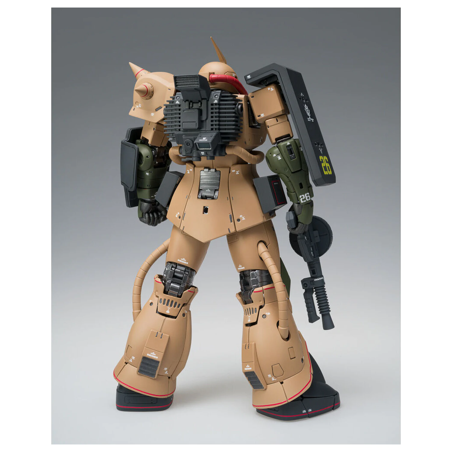 Mobile Suit Gundam MSV Gundam Fix Figuration Metal Composite MS 06D Zaku Desert Type Figur 18cm Produktfoto