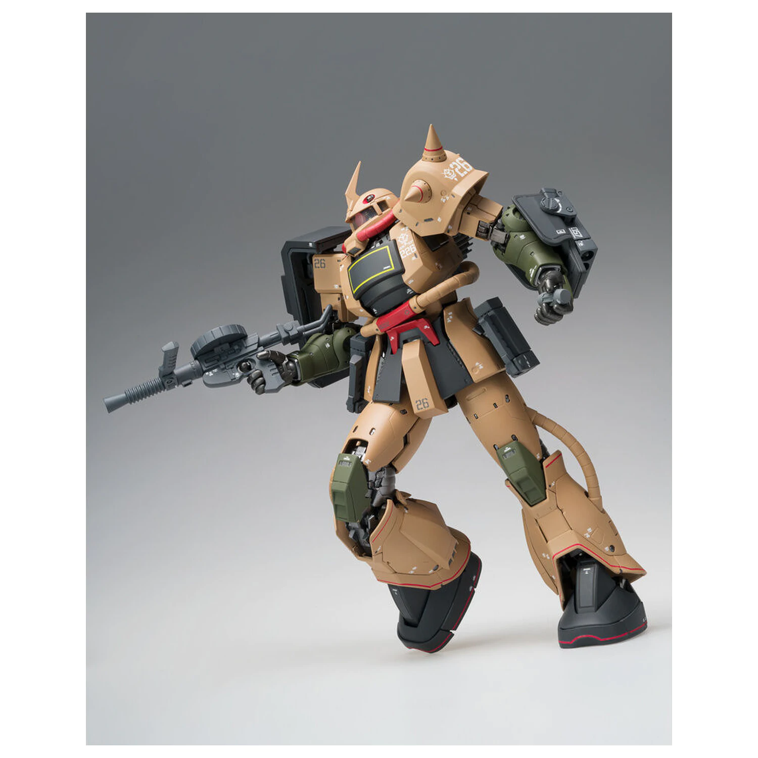 Mobile Suit Gundam MSV Gundam Fix Figuration Metal Composite MS 06D Zaku Desert Type Figur 18cm Produktfoto