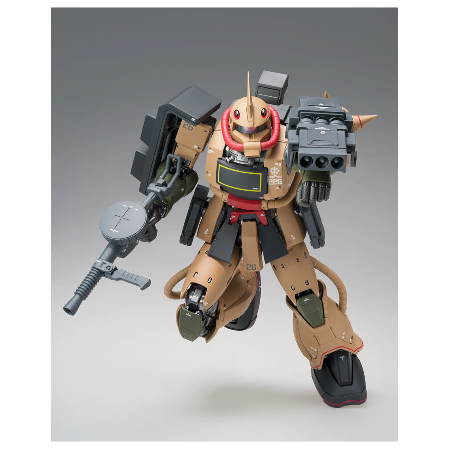 Mobile Suit Gundam MSV Gundam Fix Figuration Metal Composite MS 06D Zaku Desert Type Figur 18cm Produktfoto