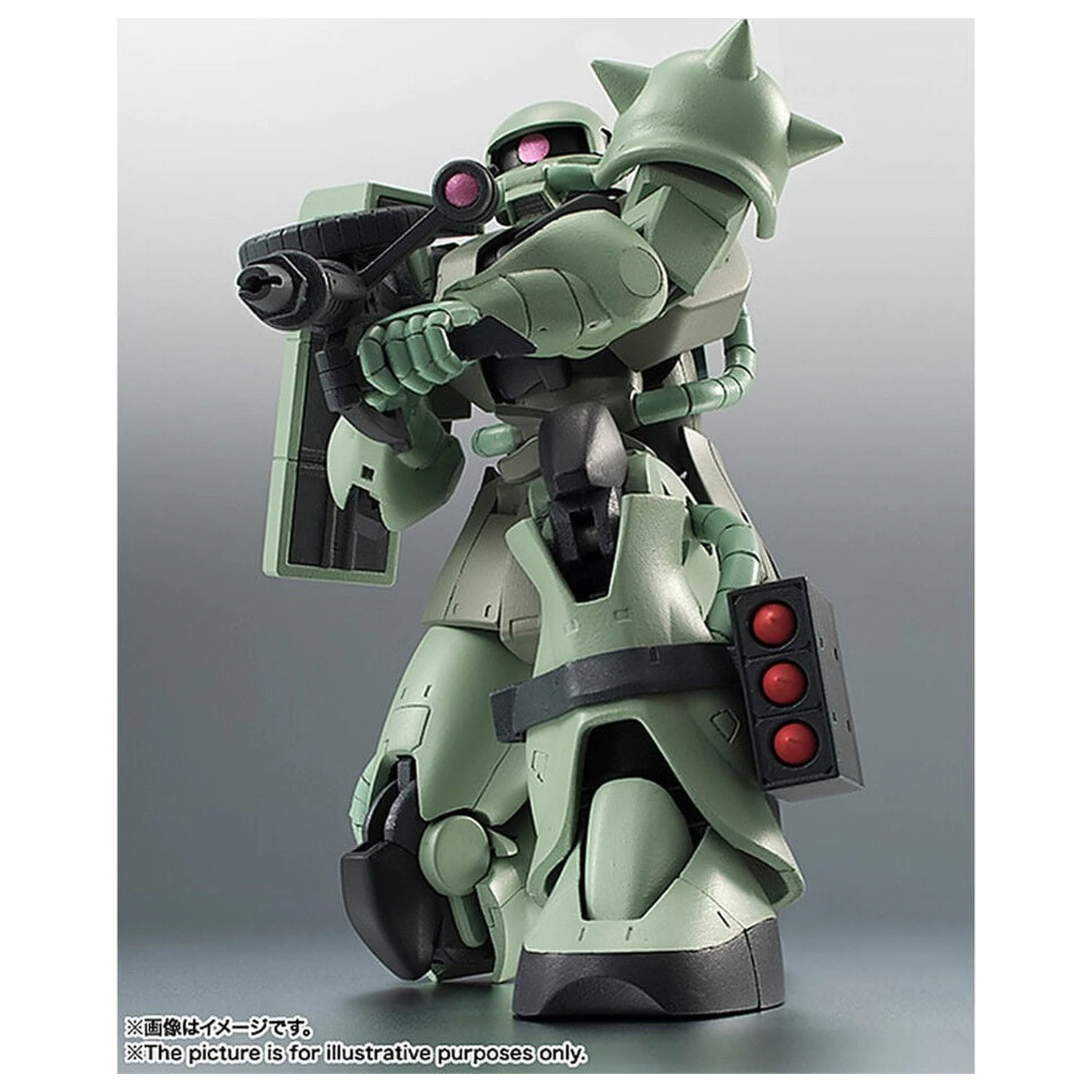 Mobile Suit Gundam Robot Spirits MS 06 Zaku ver ANIME Neuauflage Figur 12,5 Zentimeter Produktfoto