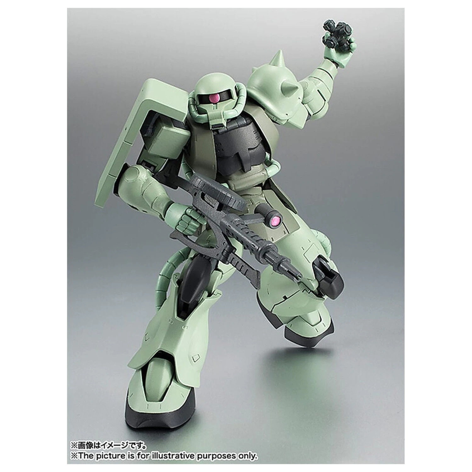 Mobile Suit Gundam Robot Spirits MS 06 Zaku ver ANIME Neuauflage Figur 12,5 Zentimeter Produktfoto