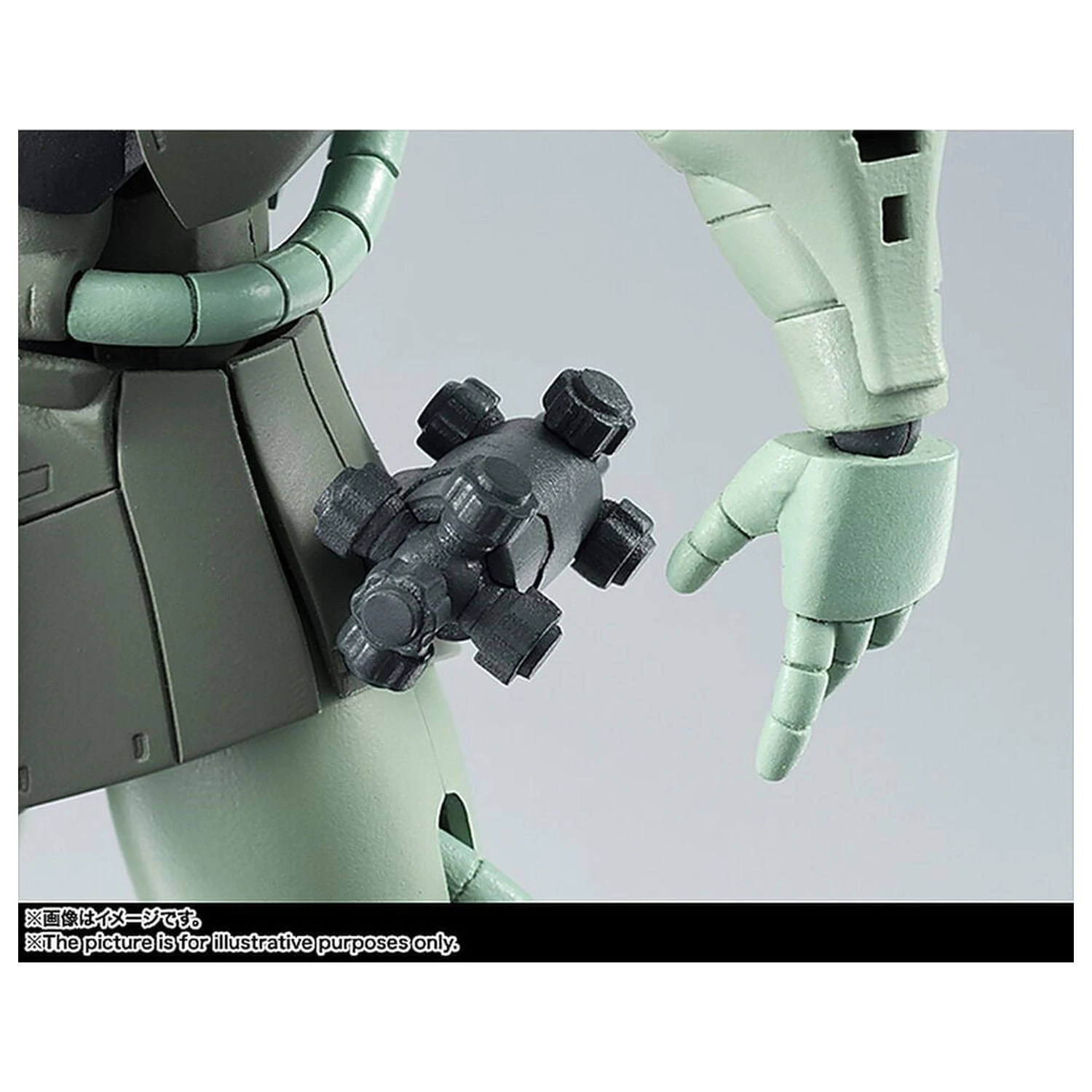 Mobile Suit Gundam Robot Spirits MS 06 Zaku ver ANIME Neuauflage Figur 12,5 Zentimeter Produktfoto