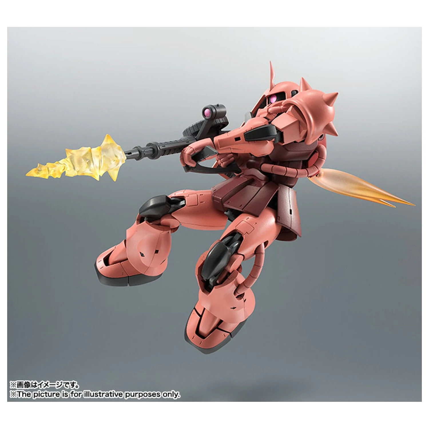 Mobile Suit Gundam Robot Spirits MS 06S Chars Zaku ver ANIME Neuauflage Figur 12,5 cm Produktfoto