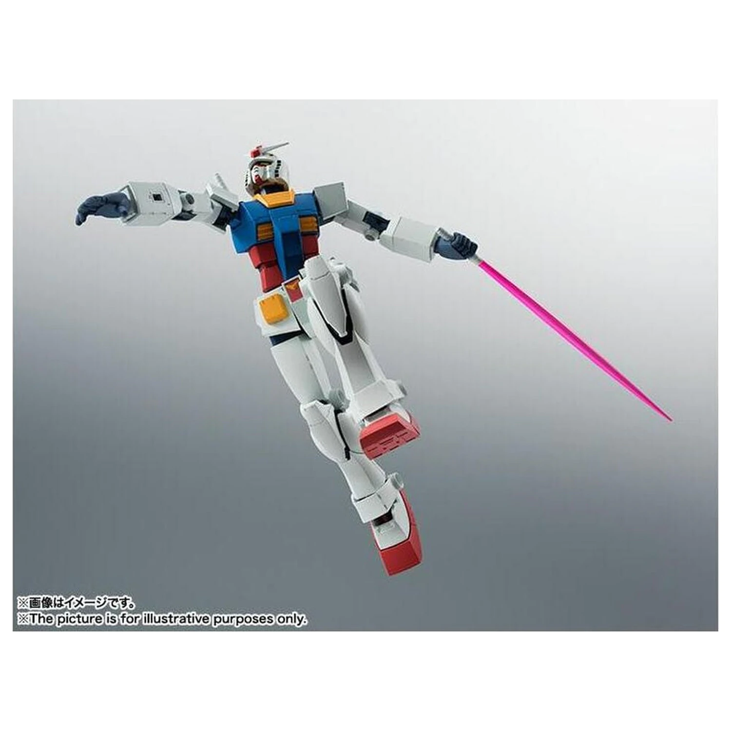Mobile Suit Gundam Robot Spirits RX 78 2 Gundam ver ANIME Neuauflage Figur 12,5 Zentimeter Produktfoto