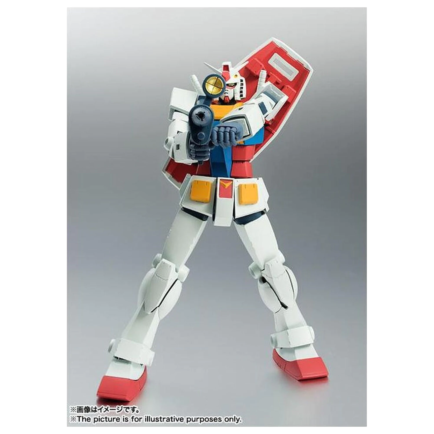 Mobile Suit Gundam Robot Spirits RX 78 2 Gundam ver ANIME Neuauflage Figur 12,5 Zentimeter Produktfoto