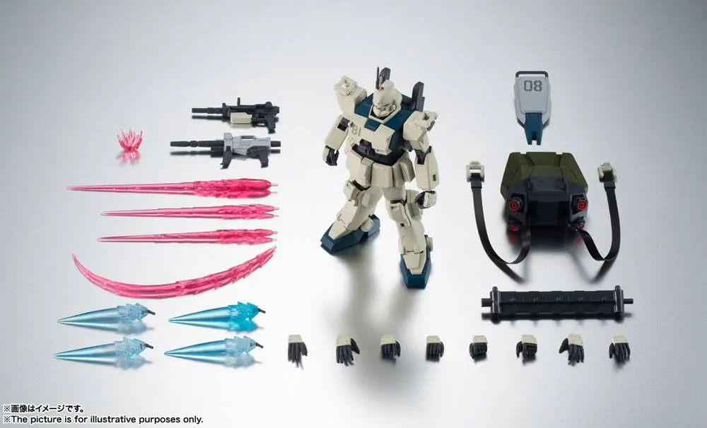 Mobile Suit Gundam Robot Spirits The 08th MS Team Actionfigur <SIDE MS>RX-79(G)Ez-8 GUNDAM Ez-8 ver. A.N.I.M.E. 12 cm Produktfoto