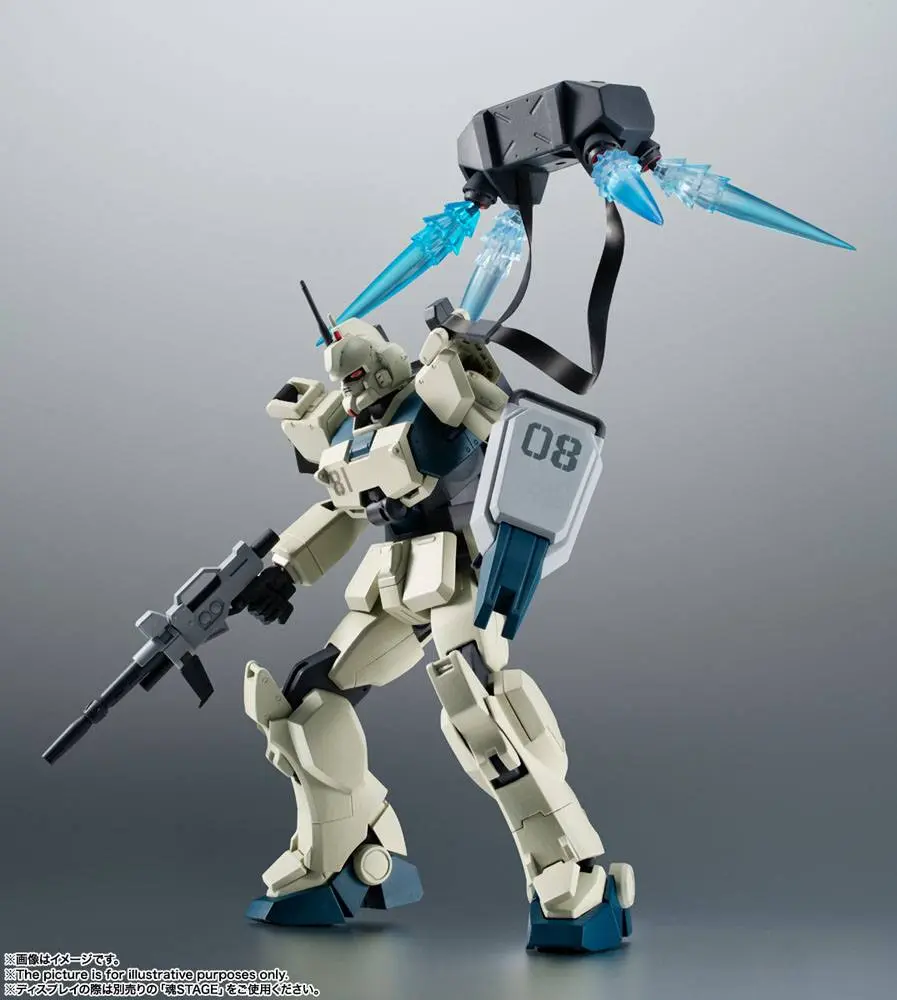 Mobile Suit Gundam Robot Spirits The 08th MS Team Actionfigur <SIDE MS>RX-79(G)Ez-8 GUNDAM Ez-8 ver. A.N.I.M.E. 12 cm Produktfoto