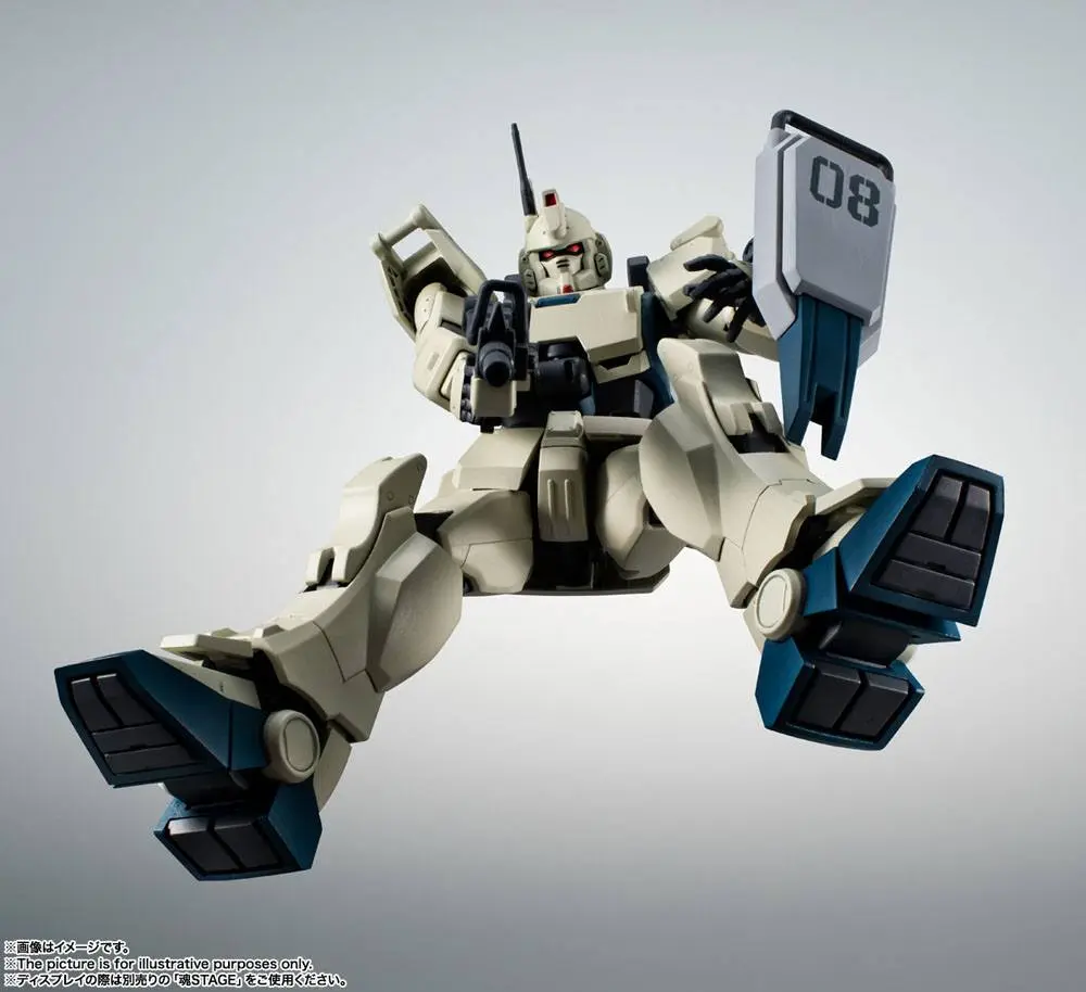 Mobile Suit Gundam Robot Spirits The 08th MS Team Actionfigur <SIDE MS>RX-79(G)Ez-8 GUNDAM Ez-8 ver. A.N.I.M.E. 12 cm Produktfoto