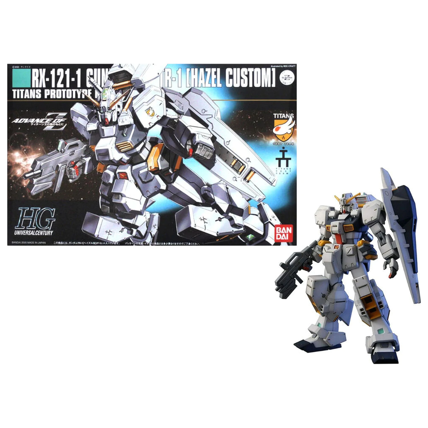 Mobile Suit Gundam RX121-1 Gundam 1/144 TR-1 Hazel Kai Modellbausatz Figur Produktfoto