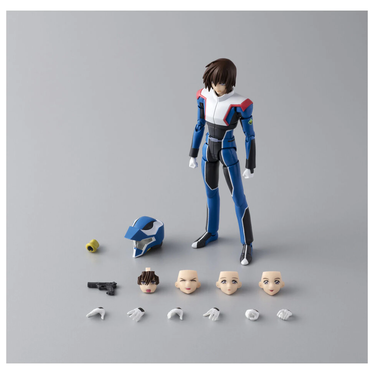 Mobile Suit Gundam SEED Freedom SH Figuarts Kira Yamato Orb Union Pilot Suits Version Figur 14cm Produktfoto