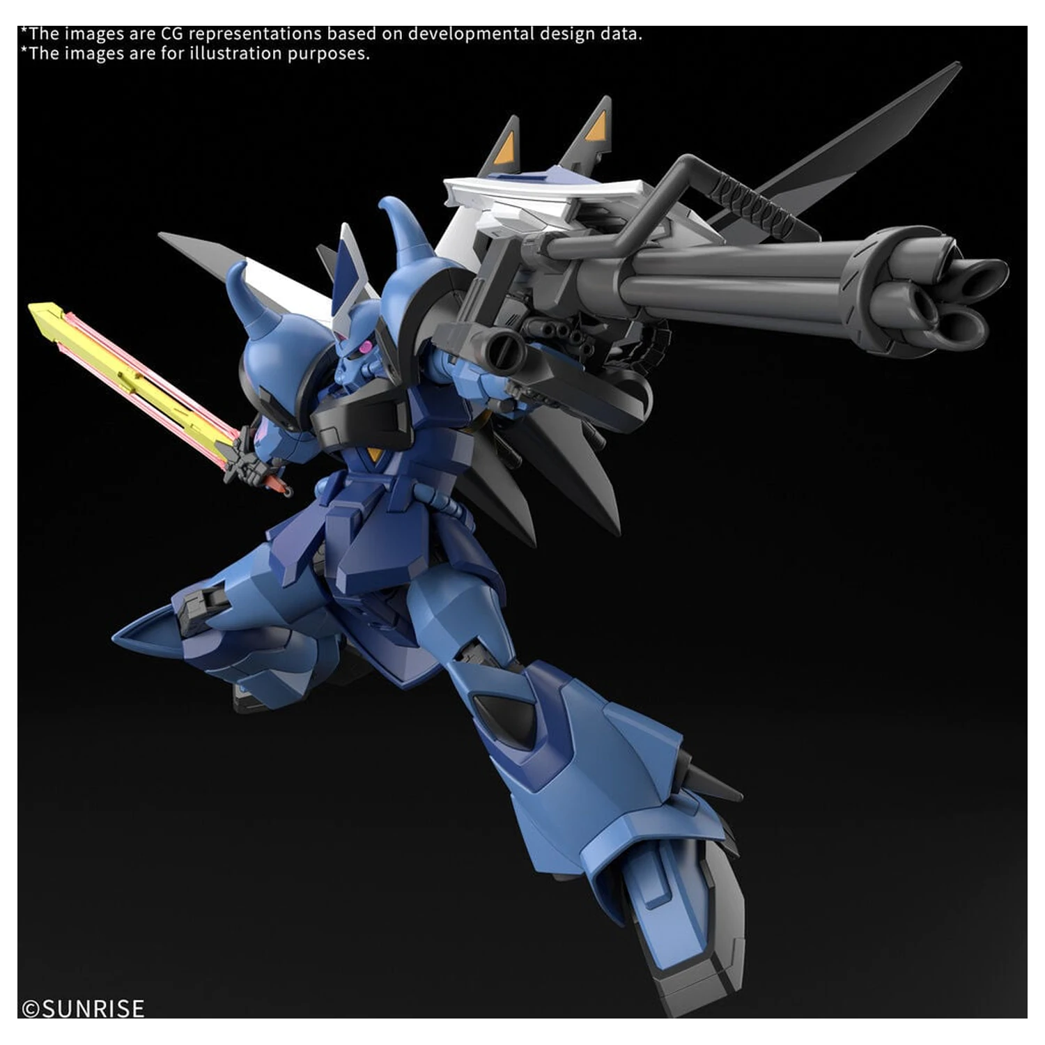 Mobile Suit Gundam Seed Freedom Zero Gouf Ignited Custom HG Modellbausatz Figur im Maßstab 1/144 Produktfoto