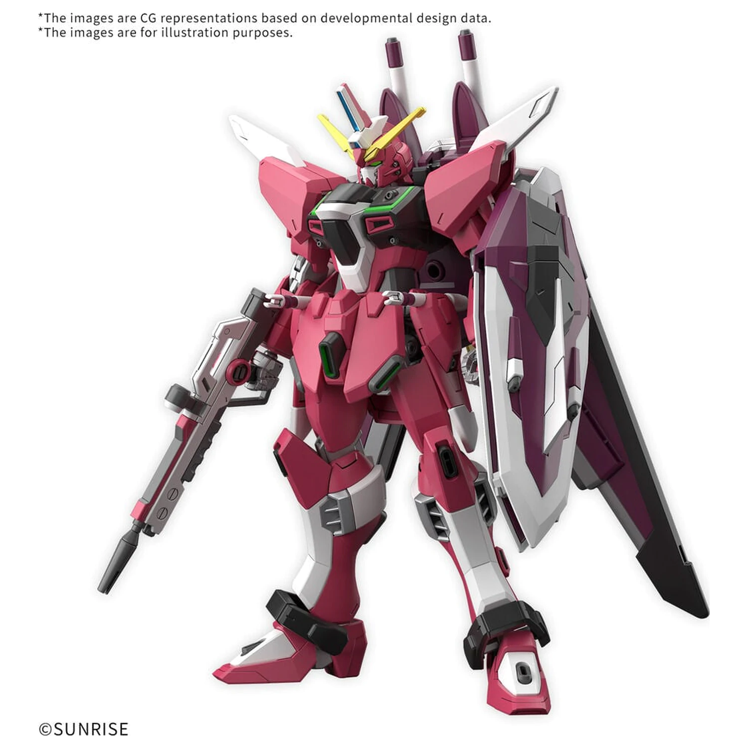 Mobile Suit Gundam Seed Freedom Zero Infinite Justice Gundam Booster-Einheit HG Modellbausatz Figur im Maßstab 1/144 Produktfoto