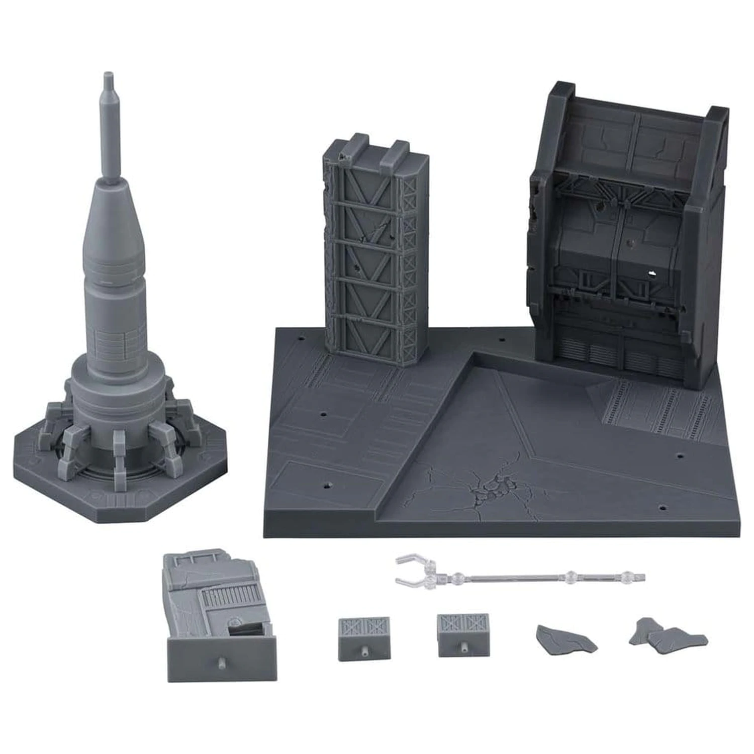 Mobile Suit Gundam SEED Realistische Modell-Serie Diorama G Structure GS06M Heliopolis Battle Stage Materialfarbe Edition 18 cm Produktfoto