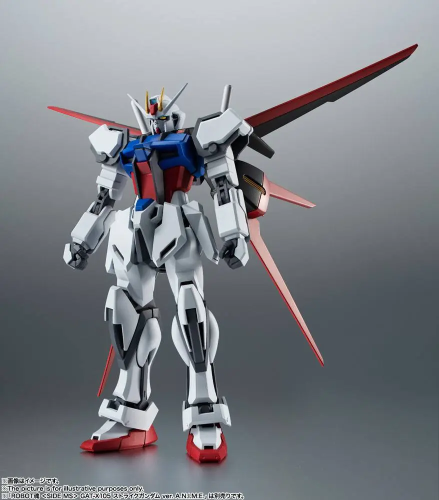 Mobile Suit Gundam Seed Robot Spirits Zubehör-Set (SIDE MS) AQM/E-X01 Aile Striker & Option Parts Set 15 cm Produktfoto