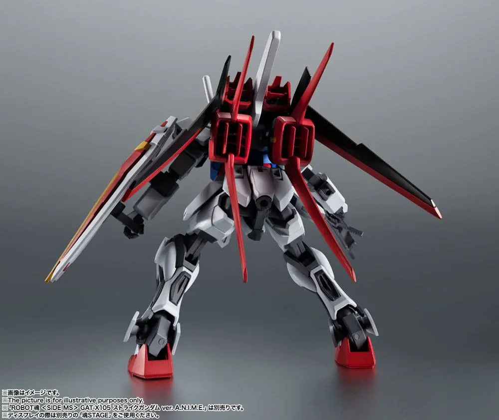 Mobile Suit Gundam Seed Robot Spirits Zubehör-Set (SIDE MS) AQM/E-X01 Aile Striker & Option Parts Set 15 cm Produktfoto