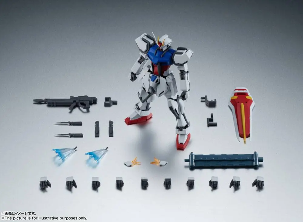 Mobile Suit Gundam Seed Robot Spirits Actionfigur (Side MS) GAT-X105 Strike Gundam ver. A.N.I.M.E. 12 cm Produktfoto