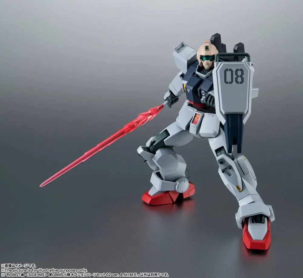 Mobile Suit Gundam: The 08th MS Team Robot Spirits Zubehör-Set (Side MS) Option Parts Set 02 ver. A.N.I.M.E. Produktfoto