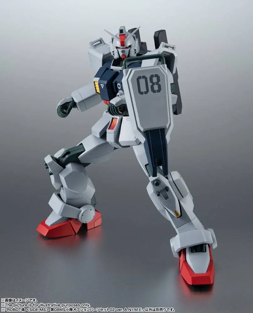 Mobile Suit Gundam: The 08th MS Team Robot Spirits Zubehör-Set (Side MS) Option Parts Set 02 ver. A.N.I.M.E. Produktfoto