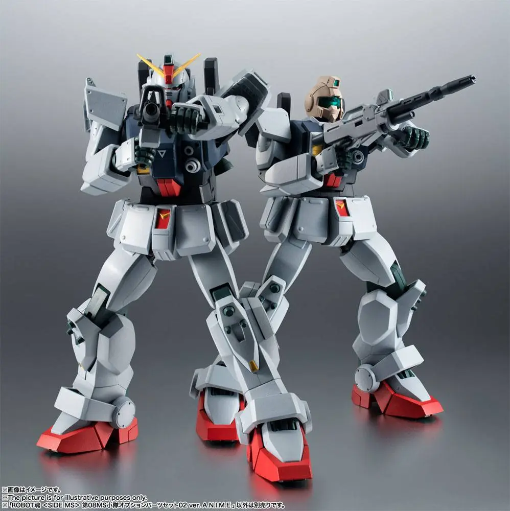 Mobile Suit Gundam: The 08th MS Team Robot Spirits Zubehör-Set (Side MS) Option Parts Set 02 ver. A.N.I.M.E. Produktfoto