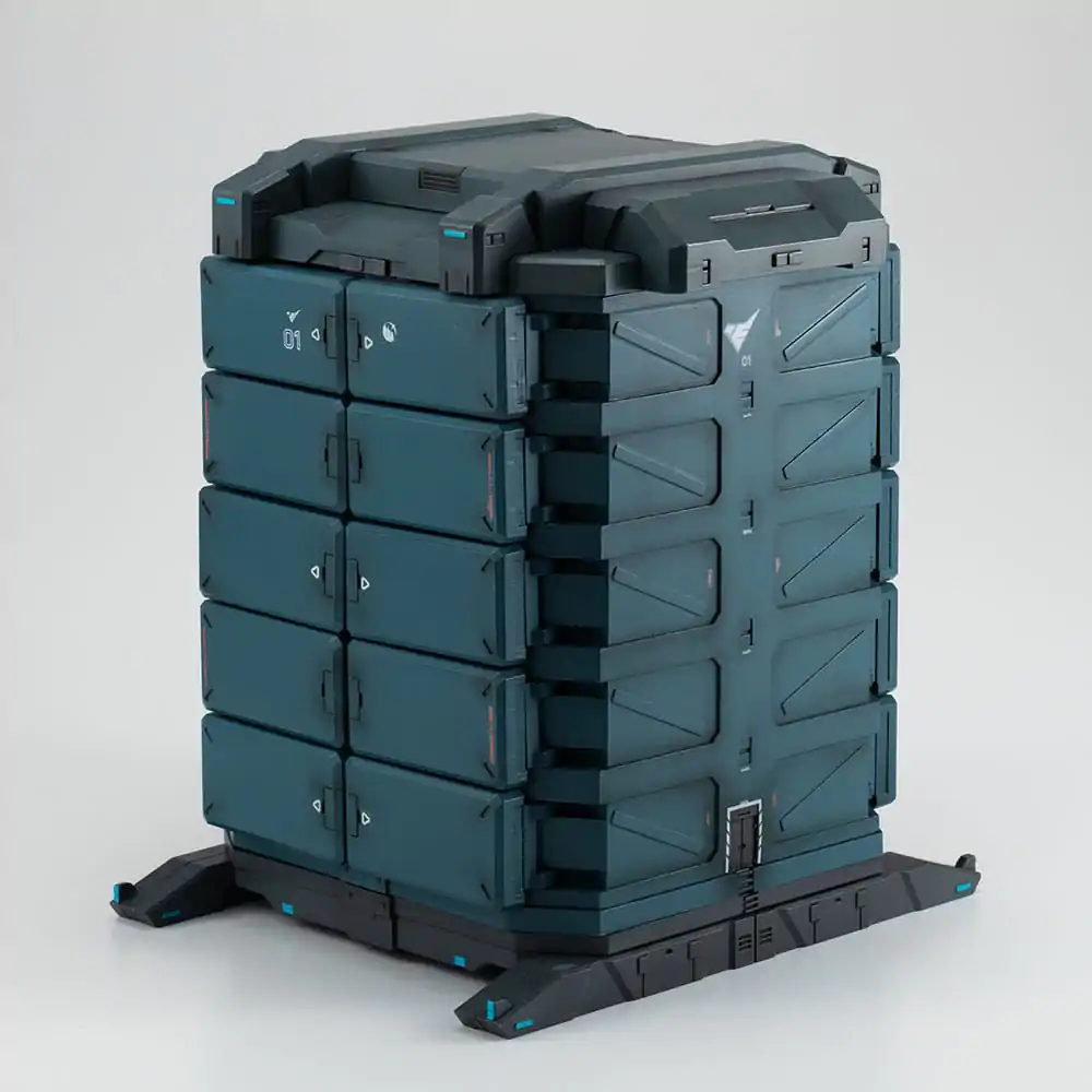 Mobile Suit Gundam: The Witch from Mercury Realistic Model Series MS Container (GS07-A) Weather Color Edition Produktfoto