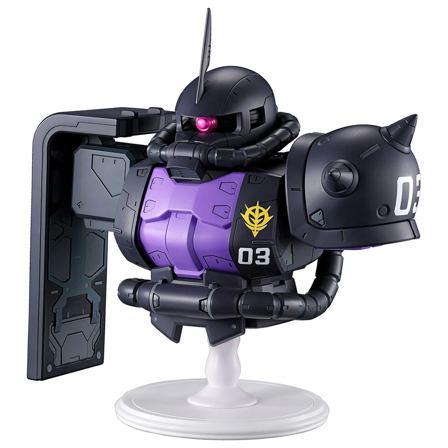 Mobile Suit Gundam Universal Century Saga Interlude Zaku II Black Tri-Stars Ichibansho Figur 16 cm Produktfoto