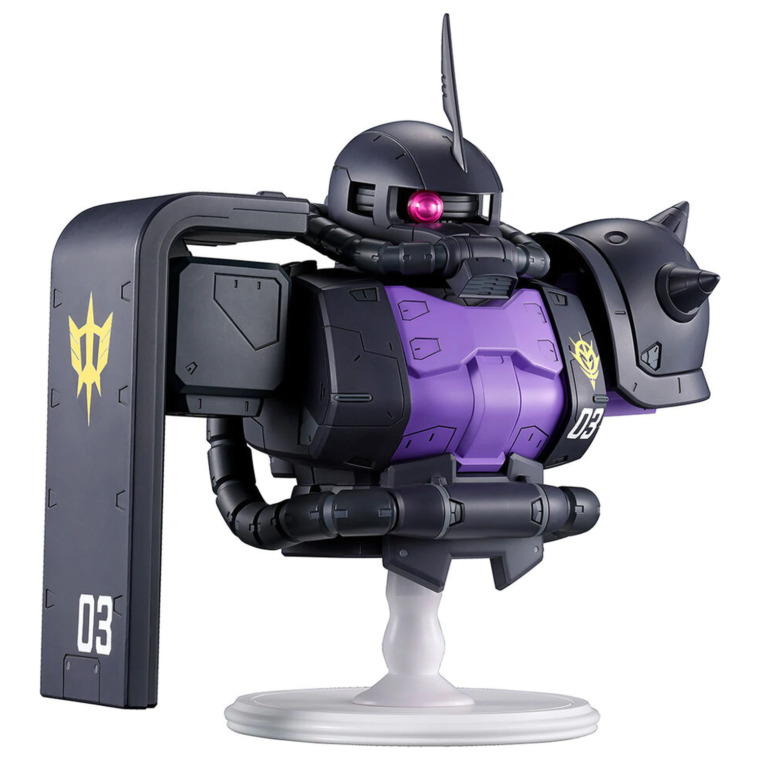 Mobile Suit Gundam Universal Century Saga Interlude Zaku II Black Tri-Stars Ichibansho Figur 16 cm Produktfoto
