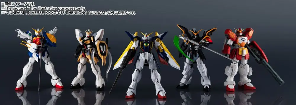 Mobile Suit Gundam Wing Gundam Universe Actionfigur XXXG-01S Shenlong Gundam 15 cm Produktfoto