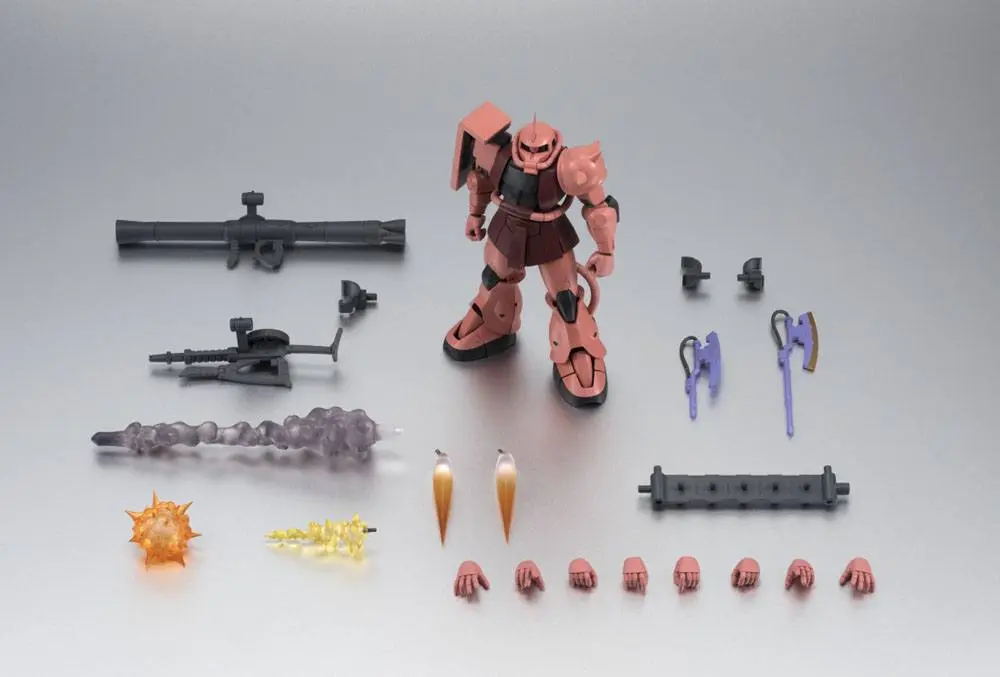 Moblie Suit Gundam Robot Spirits Actionfigur (Side MS) MS-06S ZAKU II CHAR'S CUSTOM MODEL ver. A.N.I.M.E. xx cm Produktfoto