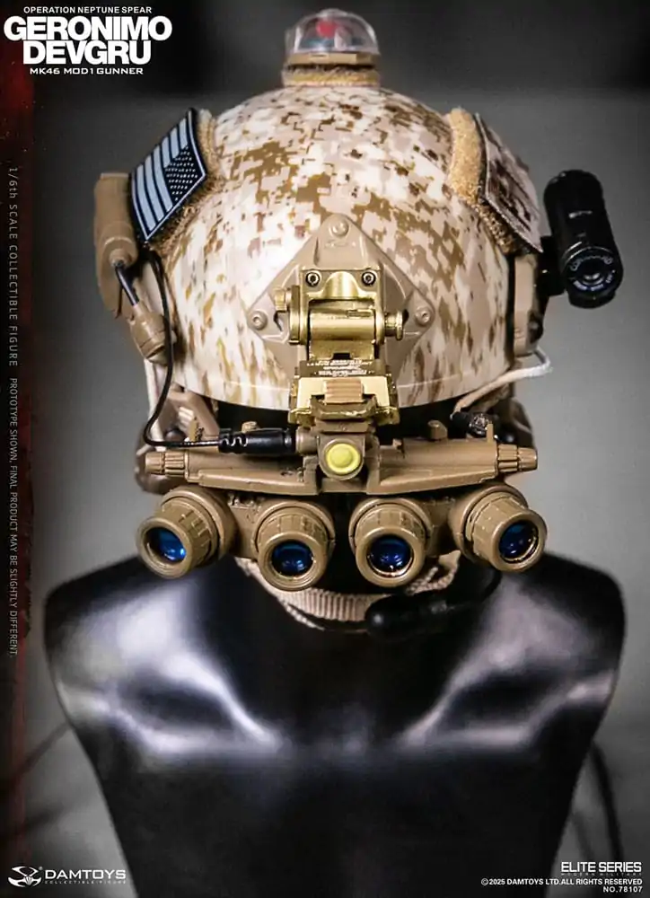 Moderne Militär Action Figur 1/6 Geronimo Devgru - MK46 MOD1 Gunner (Operation Neptune Spear) 30 cm Produktfoto