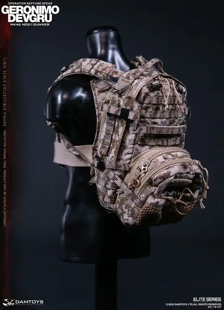 Moderne Militär Action Figur 1/6 Geronimo Devgru - MK46 MOD1 Gunner (Operation Neptune Spear) 30 cm Produktfoto
