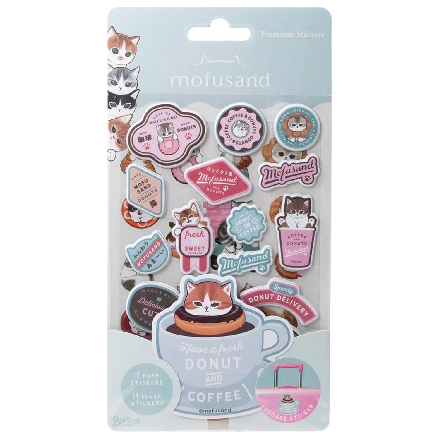 Mofusand Sticker Set Premium Produktfoto