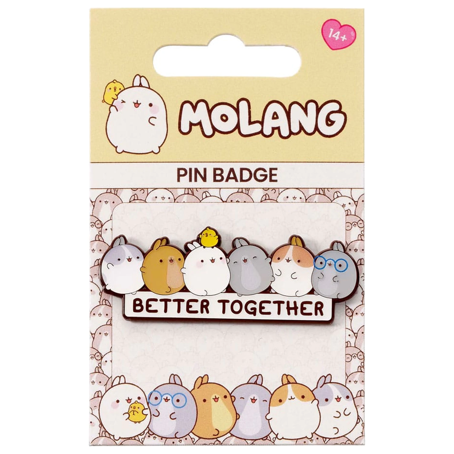 Molang Anstecknadel Better Together Produktfoto