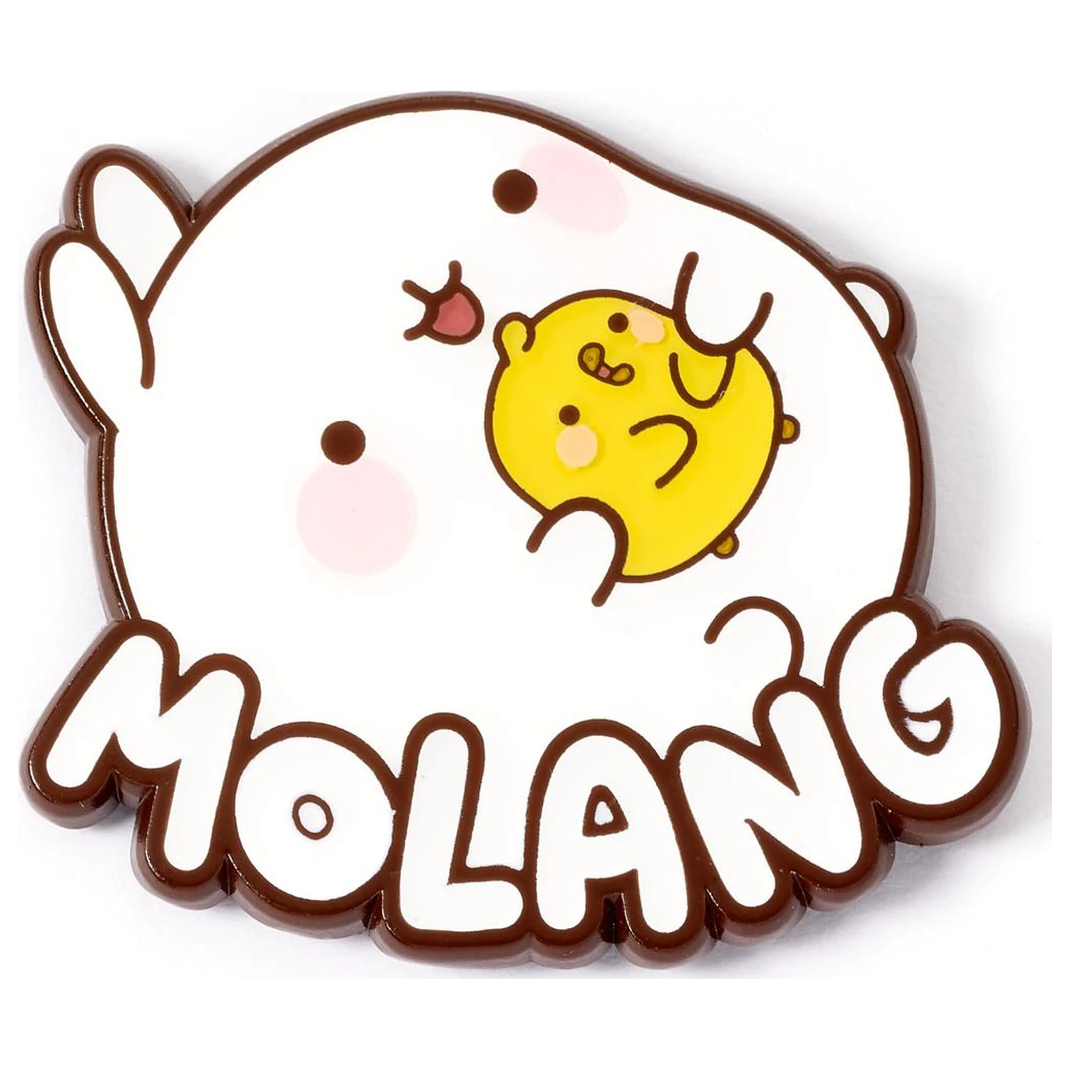 Molang & Piu Piu Logo Anstecknadel-Abzeichen Produktfoto