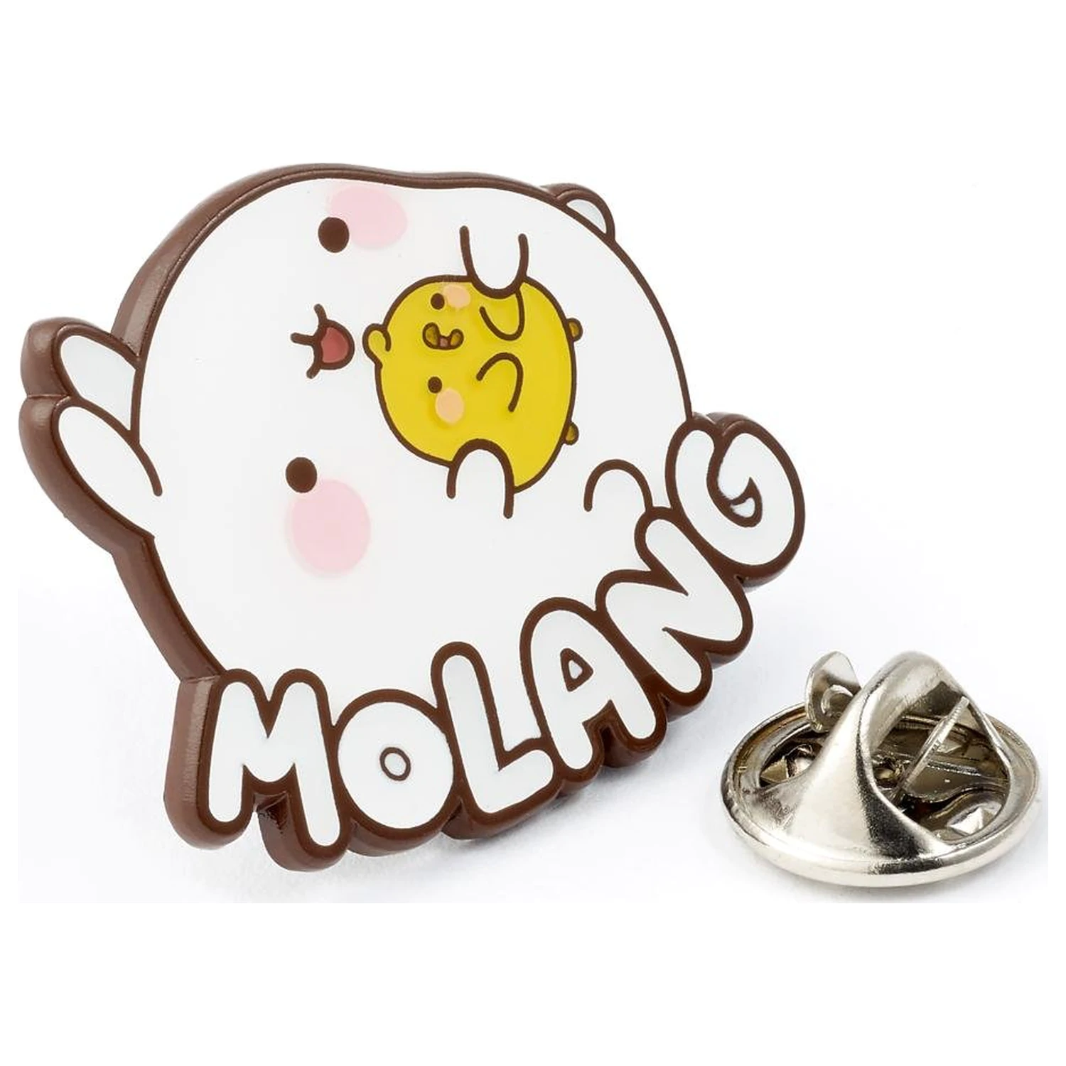 Molang & Piu Piu Logo Anstecknadel-Abzeichen Produktfoto