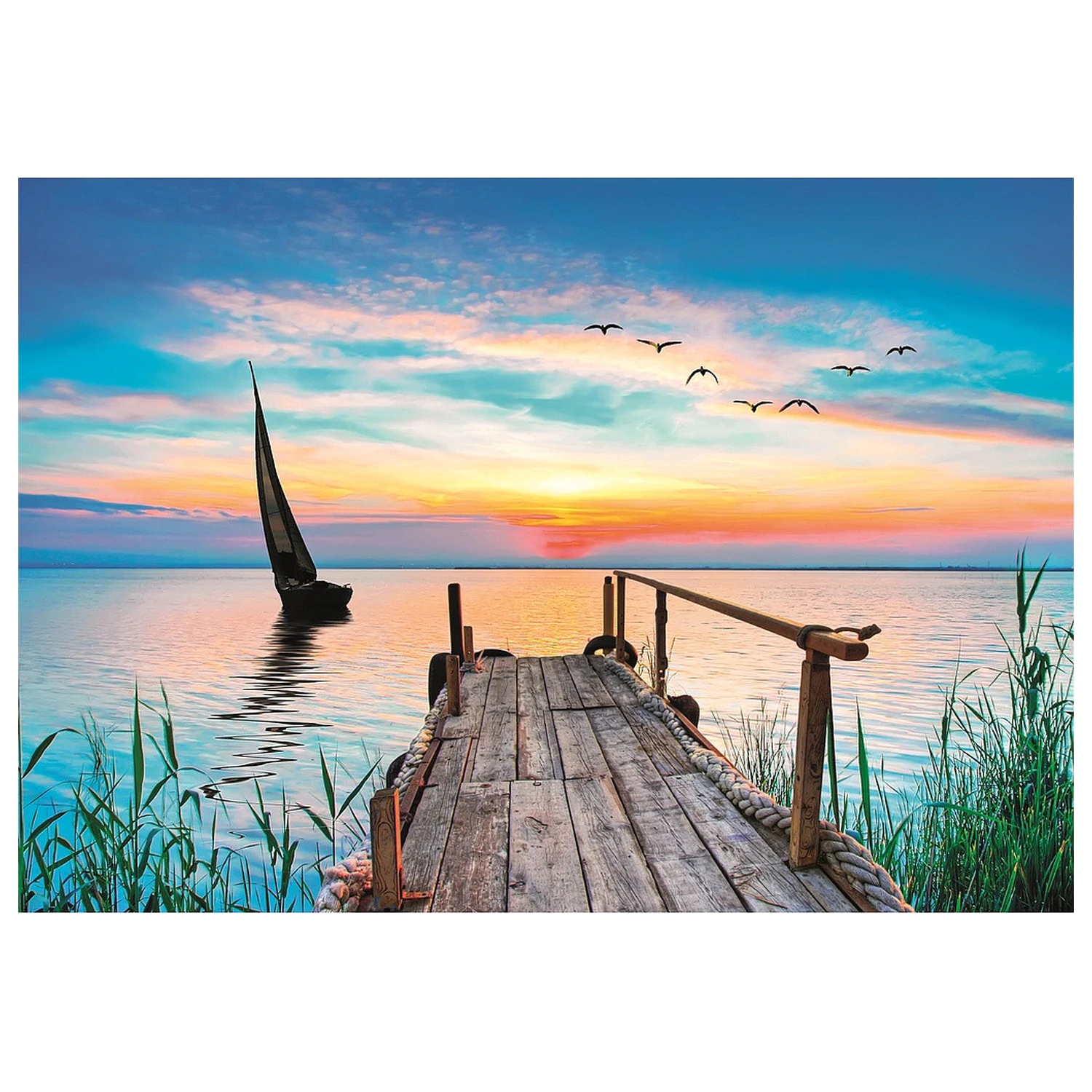 Pier Peaceful 500-teiliges Peace Puzzle Produktfoto