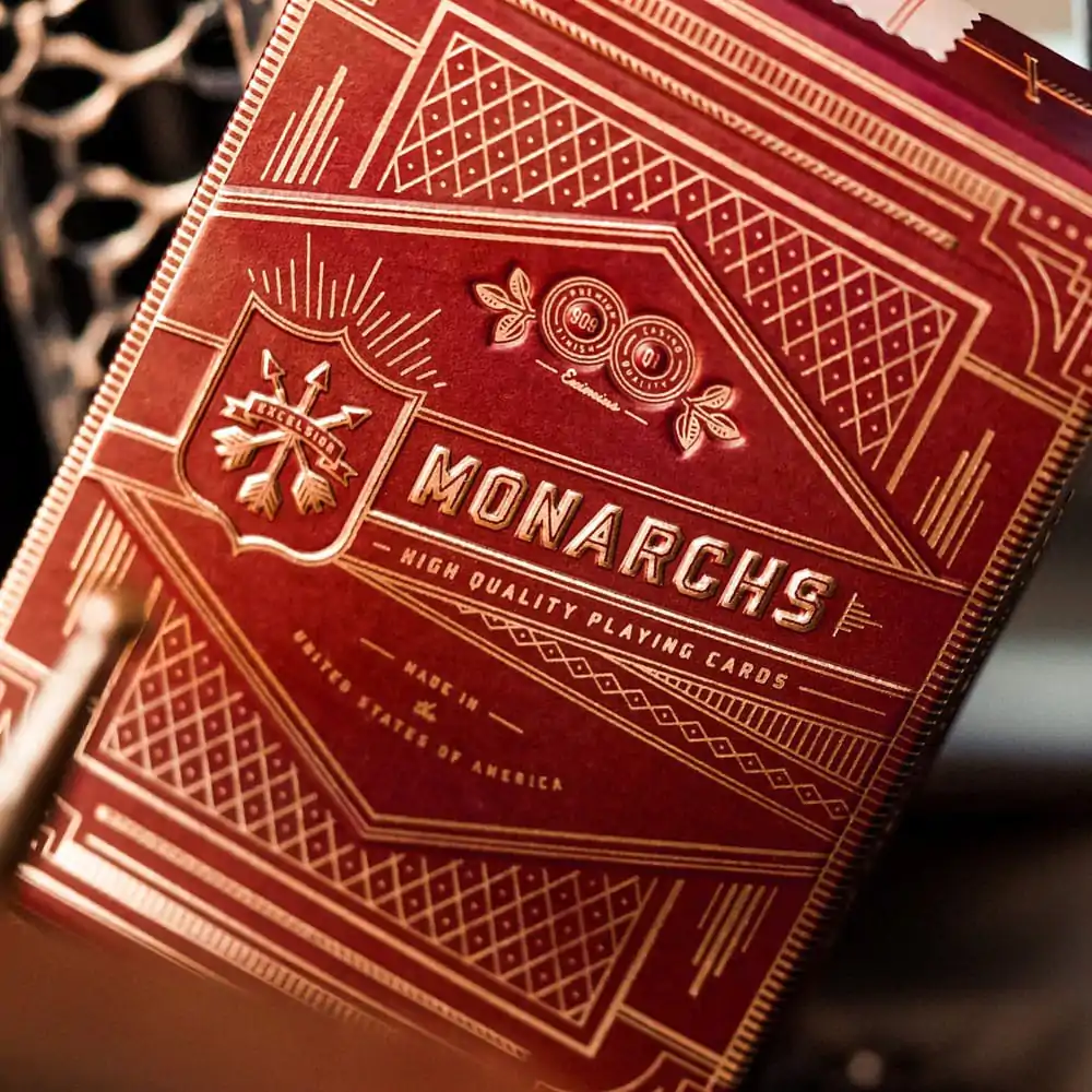 Monarchs Spielkarten Rot Produktfoto