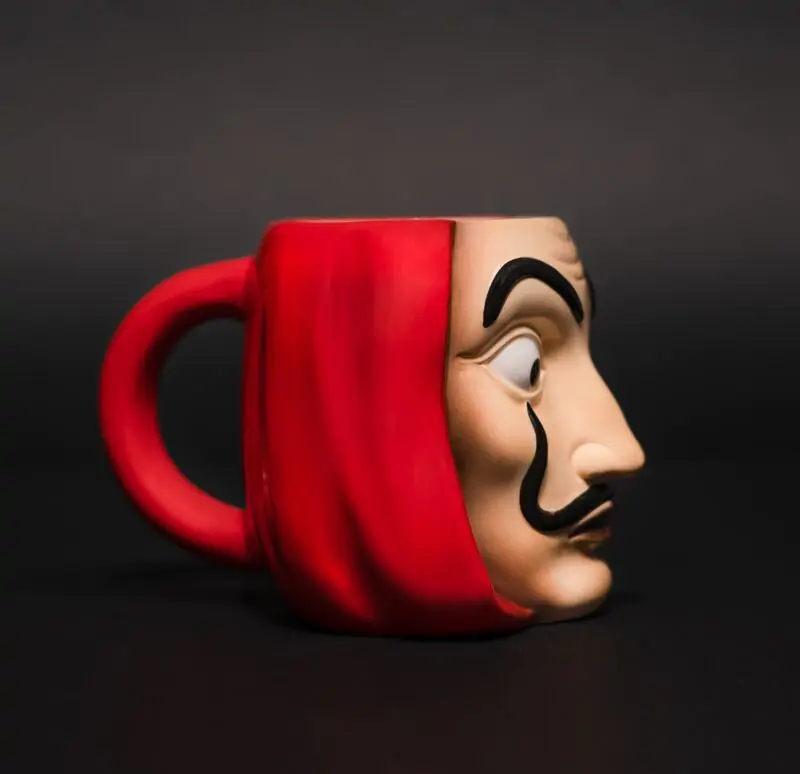 Money Heist Mask 3D Tasse 350ml Produktfoto