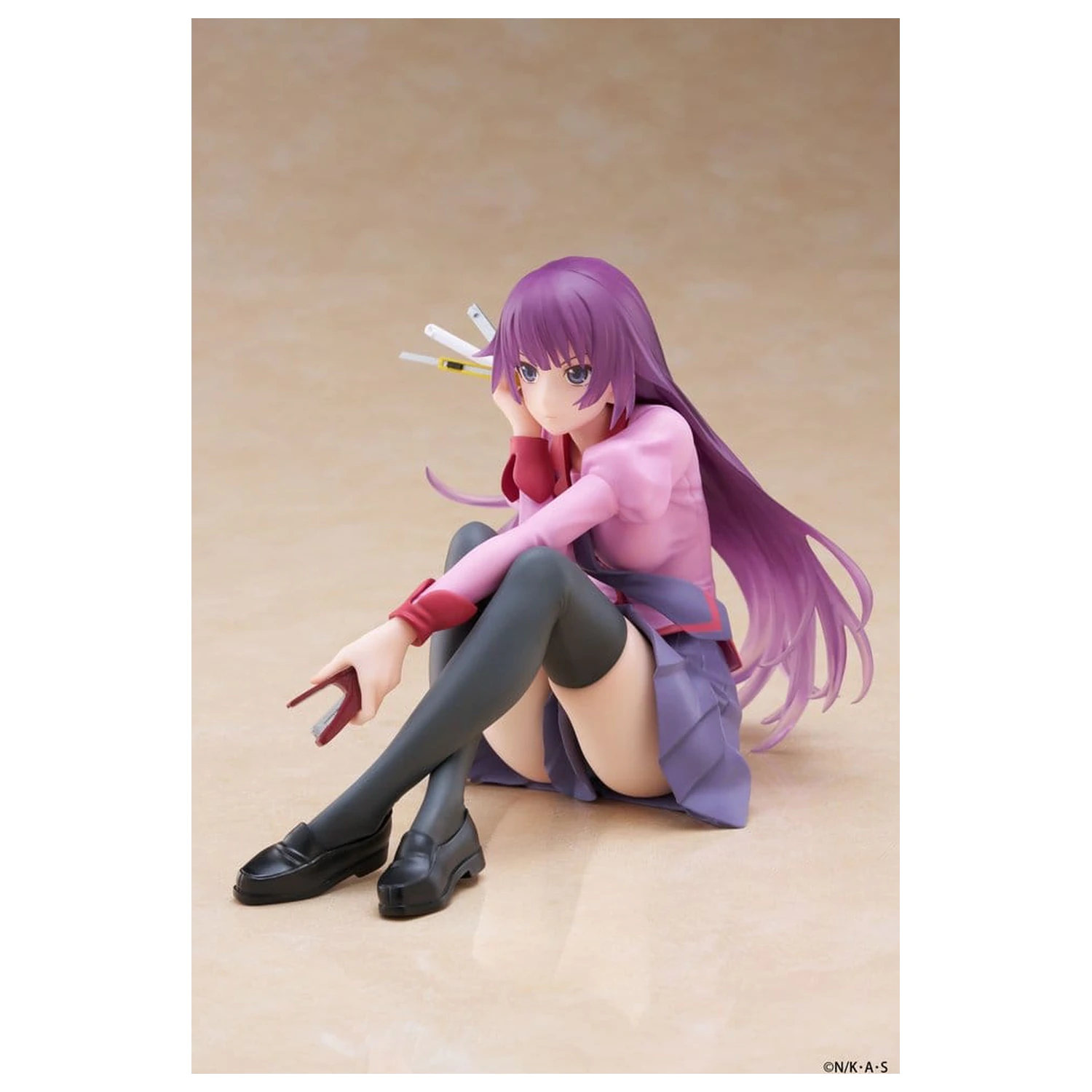 Monogatari PVC Statue Dektop süße Figur Hitagi Senjougahara 13 cm Produktfoto