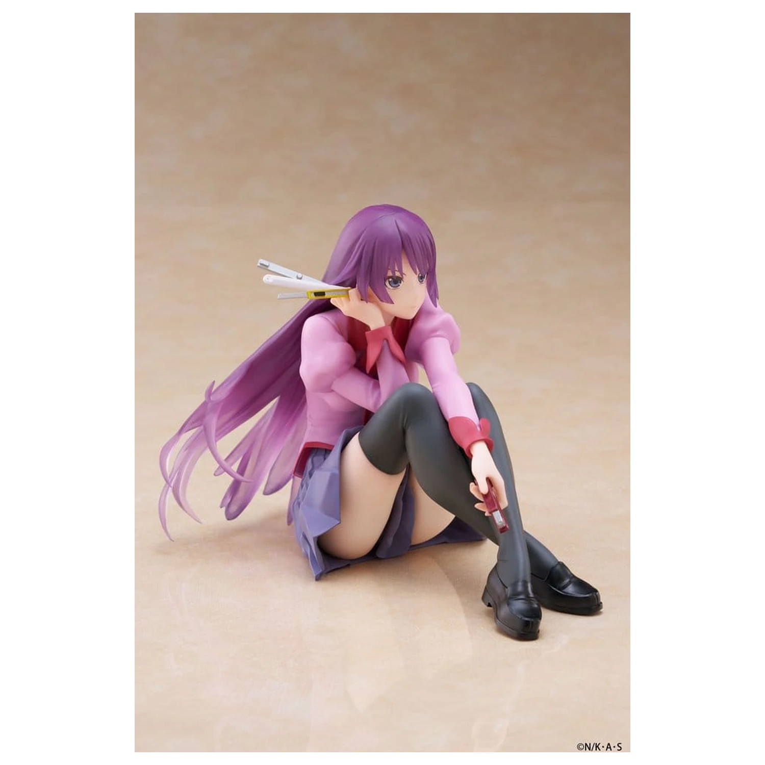 Monogatari PVC Statue Dektop süße Figur Hitagi Senjougahara 13 cm Produktfoto