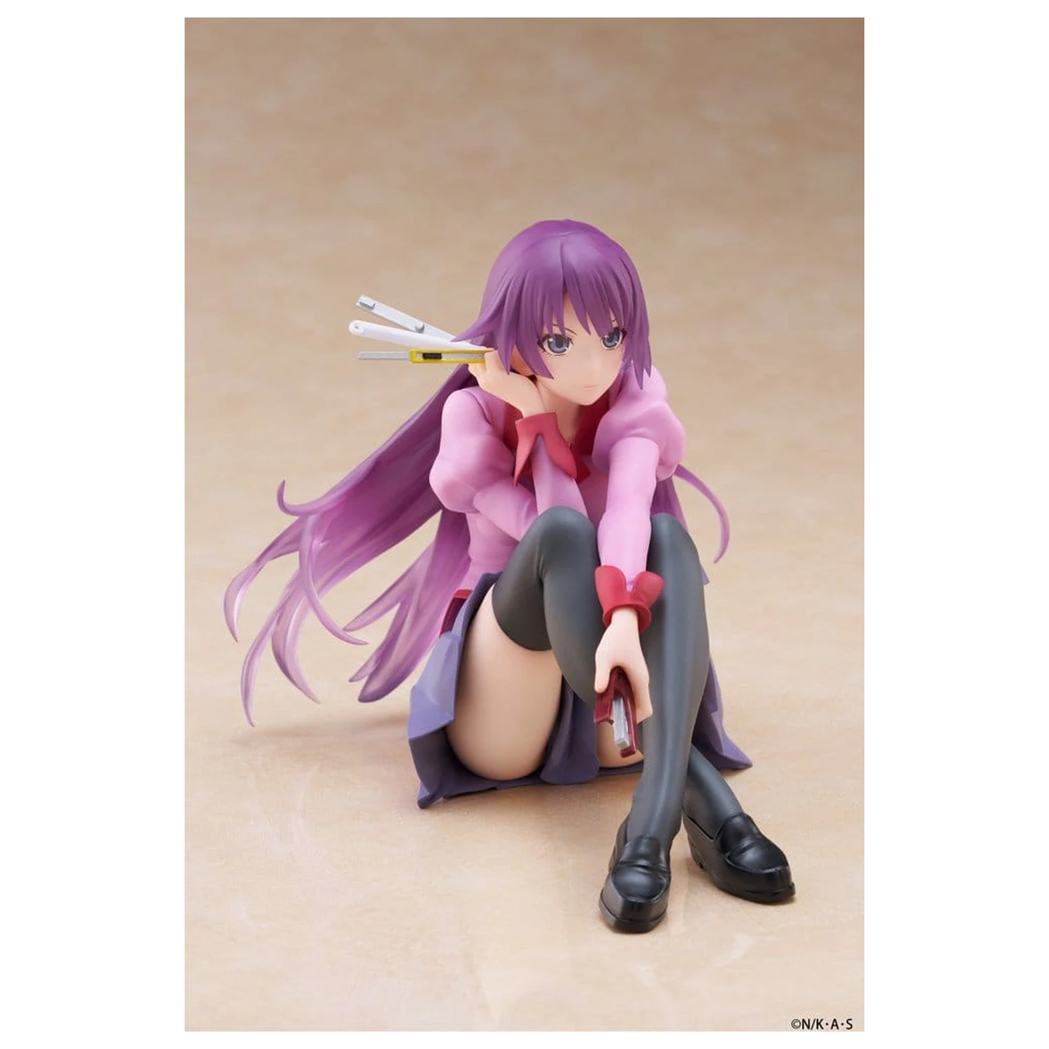 Monogatari PVC Statue Dektop süße Figur Hitagi Senjougahara 13 cm Produktfoto