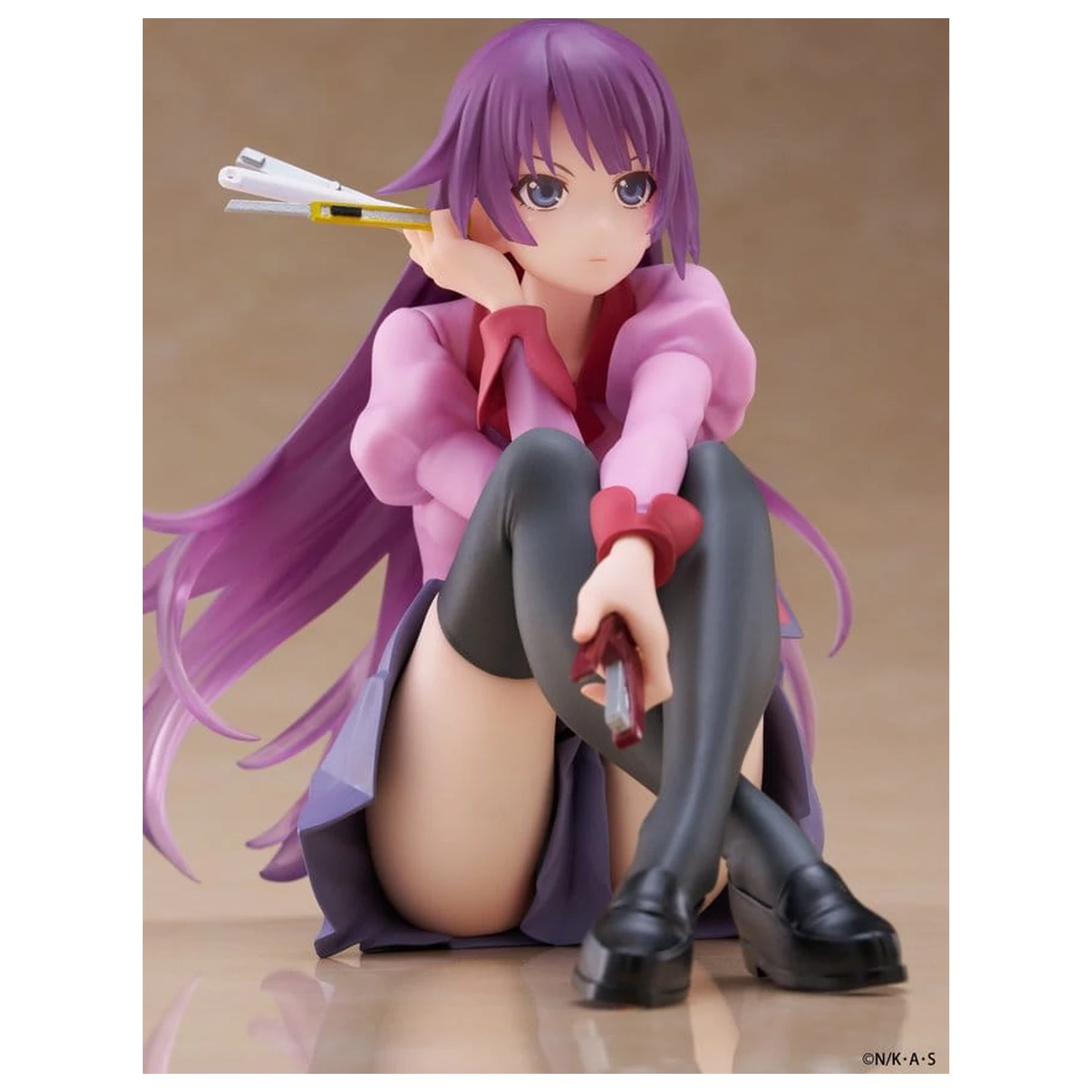 Monogatari PVC Statue Dektop süße Figur Hitagi Senjougahara 13 cm Produktfoto
