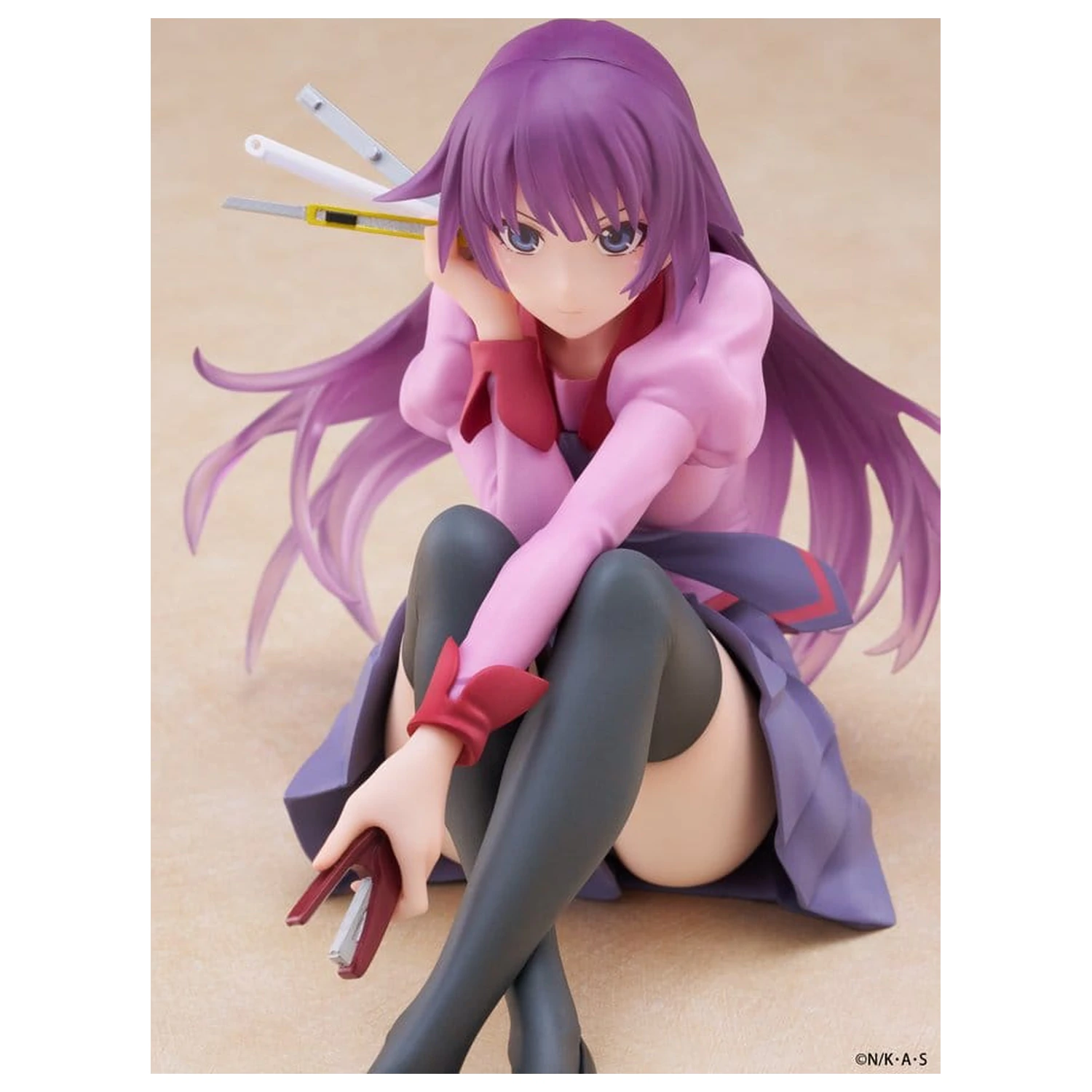 Monogatari PVC Statue Dektop süße Figur Hitagi Senjougahara 13 cm Produktfoto
