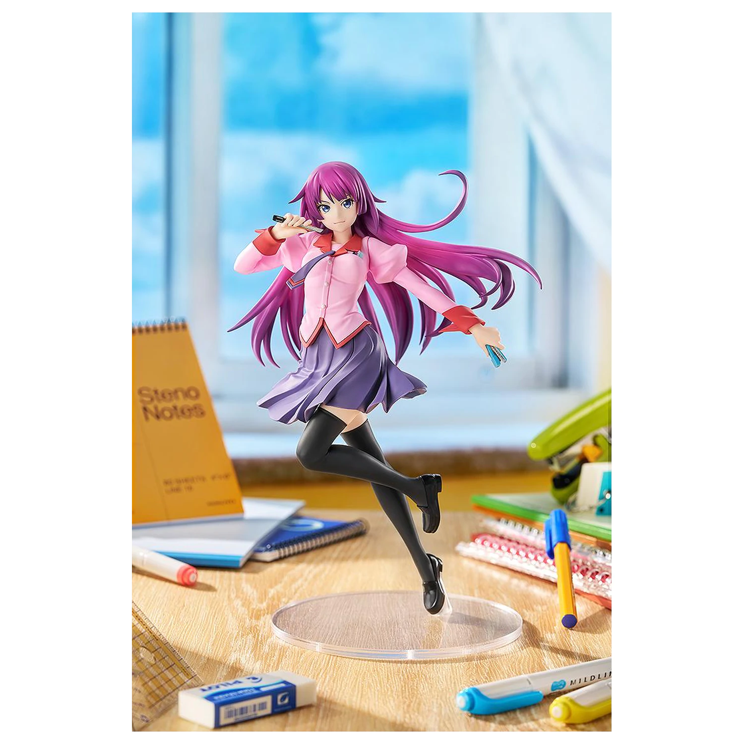 MONOGATARI Hitagi Senjyogahara Pop Up Parade L Figur 23cm Produktfoto